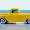 Yellow Chevy Apache Diamond Paintings