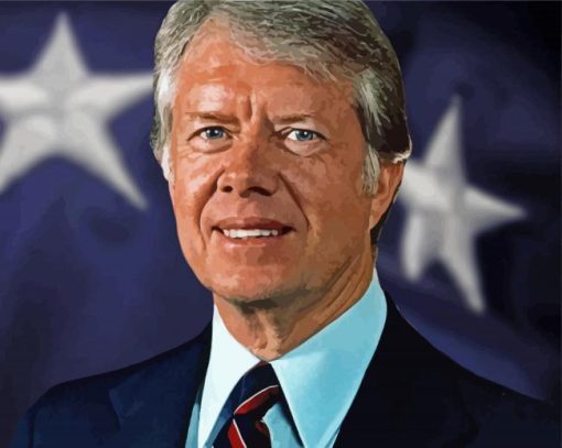 39th US President Jimmy Carter Diamond Paintings