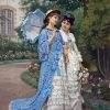 A Garden Stroll By Auguste Toulmouche Diamond Paintings