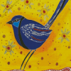 Aboriginal Blue Wren Diamond Paintings