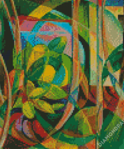 Abstract Plants Diamond Painting