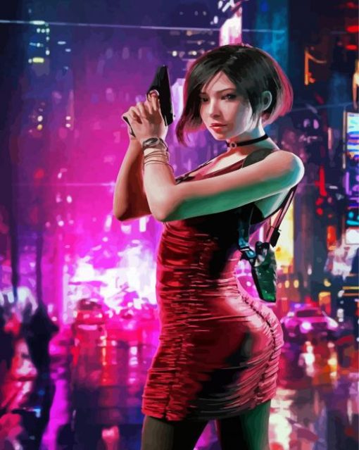 Ada Wong Resident Evil Game Diamond Paintings