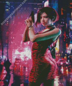 Ada Wong Resident Evil Game Diamond Paintings