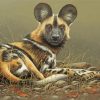 African Hunting Dog Diamond Paintings