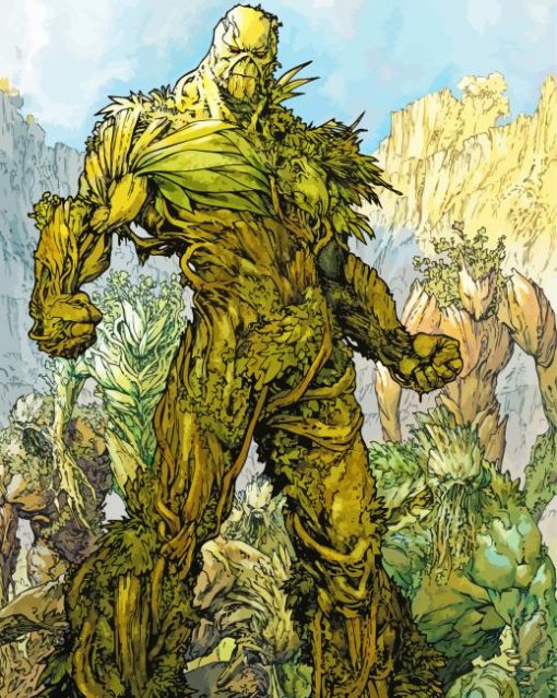 Alec Holland Swamp Thing Diamond Paintings