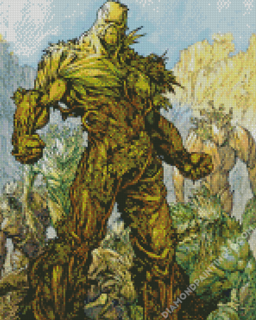 Alec Holland Swamp Thing Diamond Paintings