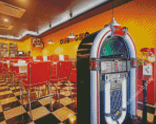 American Diner Diamond Paintings