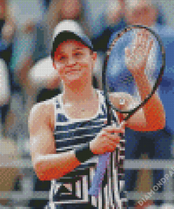 Ashleigh Barty Australian Tennis Player Diamond Paintings