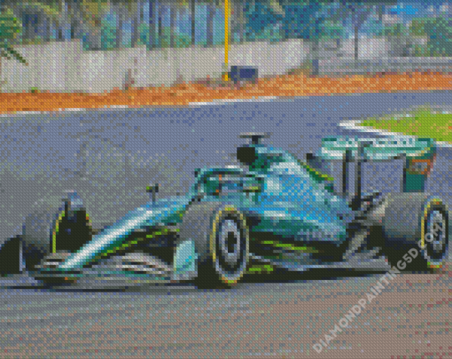 Aston Martin F1 Racing Diamond Paintings