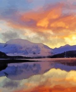 Ben Nevis Sunset Landscape Diamond Paintings