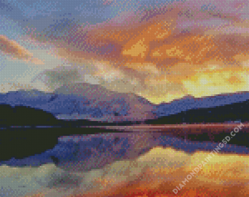 Ben Nevis Sunset Landscape Diamond Paintings