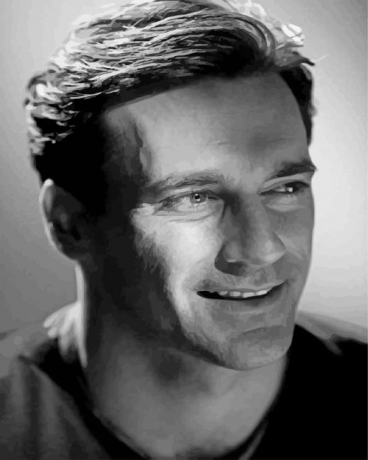 Black And White Jon Hamm Diamond Paintings