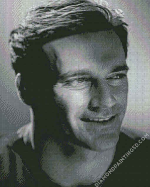 Black And White Jon Hamm Diamond Paintings