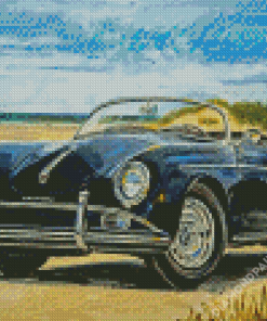 Black Porsche Art Diamond Paintings