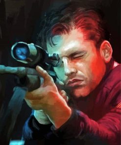 Bucky Barnes Sniper Diamond Paintings