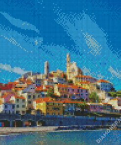 Cervo Buildings Diamond Paintings