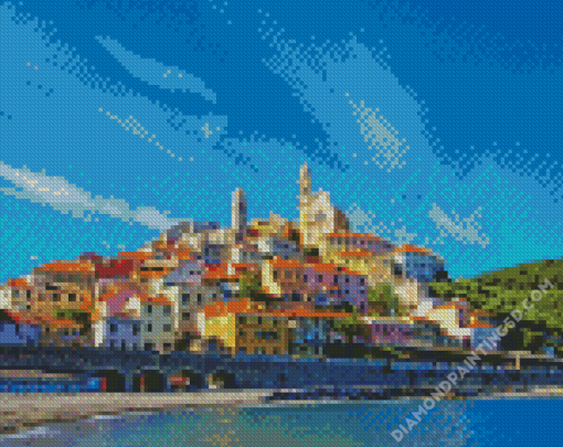 Cervo Buildings Diamond Paintings