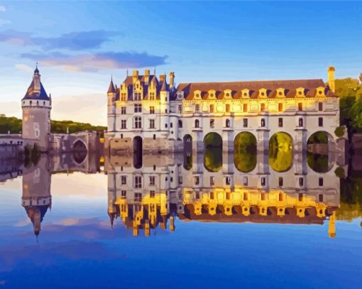 Chenonceau Castle Diamond Paintings