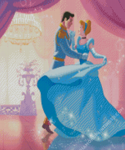 Cinderella And The Prince Dancing Diamond Paintings