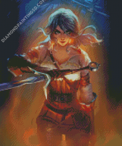 Ciri From The Witcher Art Diamond Paintings