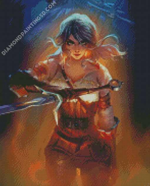 Ciri From The Witcher Art Diamond Paintings