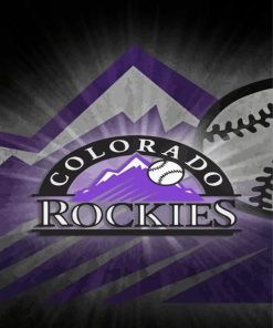 Colorado Rockies Baseball Team Logo Diamond Paintings