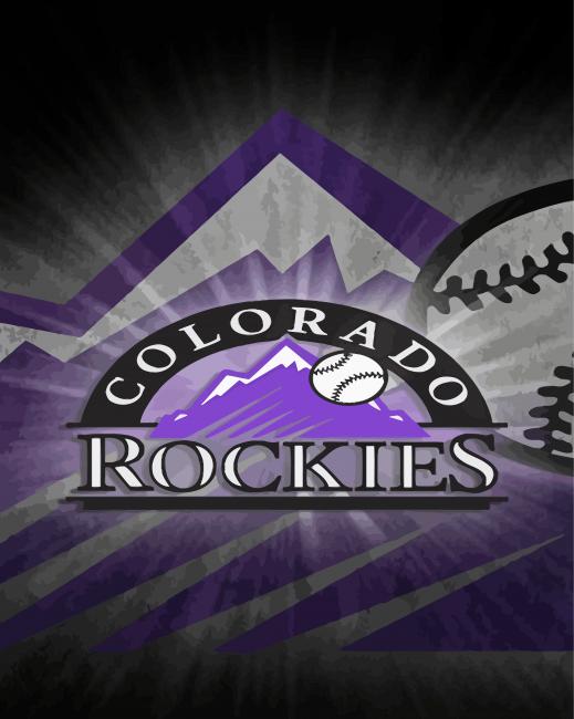 Colorado Rockies Baseball Team Logo Diamond Paintings