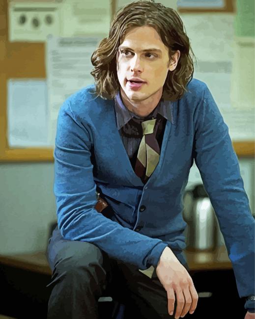 Criminal Minds Spencer Reid Diamond Paintings