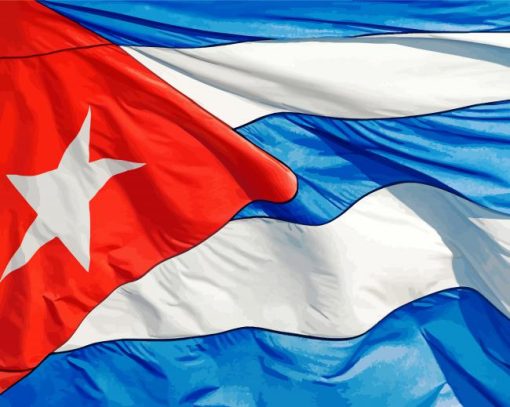 Cuban Flag Diamond Paintings