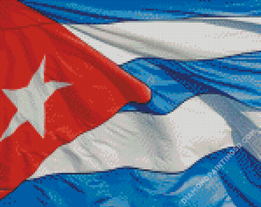 Cuban Flag Diamond Paintings