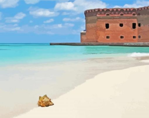 Dry Tortugas Beach Florida Diamond Paintings