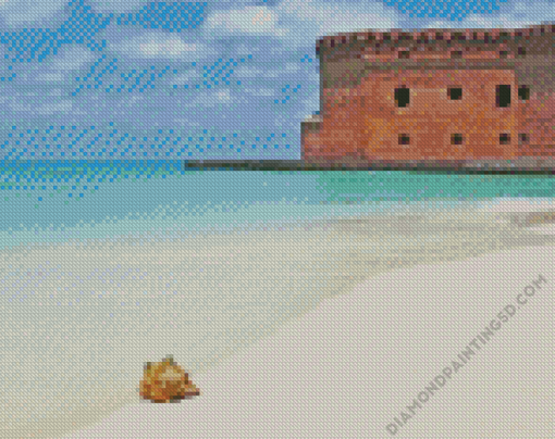 Dry Tortugas Beach Florida Diamond Paintings