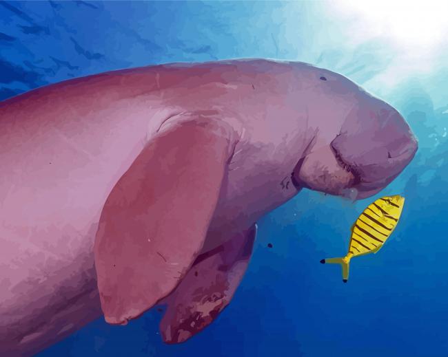 Dugong Animal Diamond Paintings