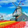 Dutch Windmills Diamond Paintings