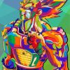 Ego Vegeta Pop Art Diamond Paintings