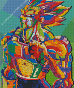 Ego Vegeta Pop Art Diamond Paintings