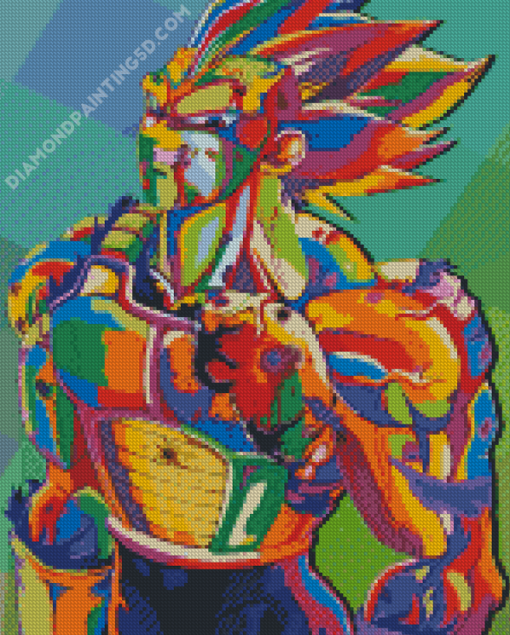 Ego Vegeta Pop Art Diamond Paintings