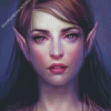 Elf With Violet Eyes Diamond Paintings