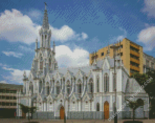 Ermita Church Colombia Building Diamond Paintings