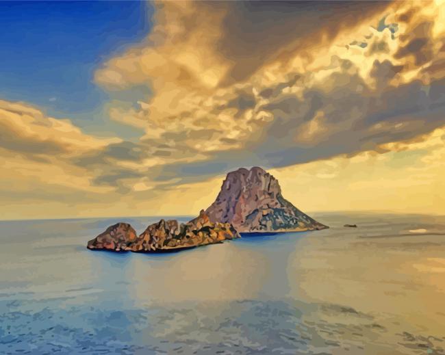 Es Vedra Island Spain Diamond Paintings