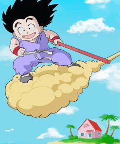 Flying Nimbus Kintoun Goku Diamond Paintings