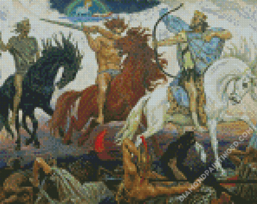 Four Horsemen Of The Apocalypse Art Diamond Paintings