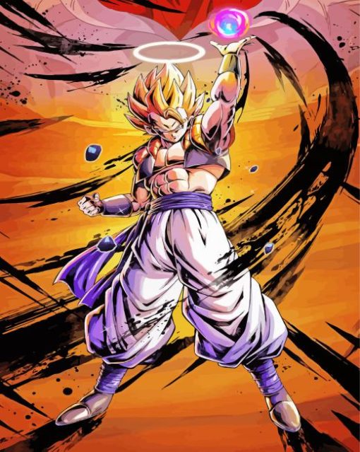 Gogeta Dragon Ball Diamond Paintings