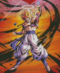 Gogeta Dragon Ball Diamond Paintings