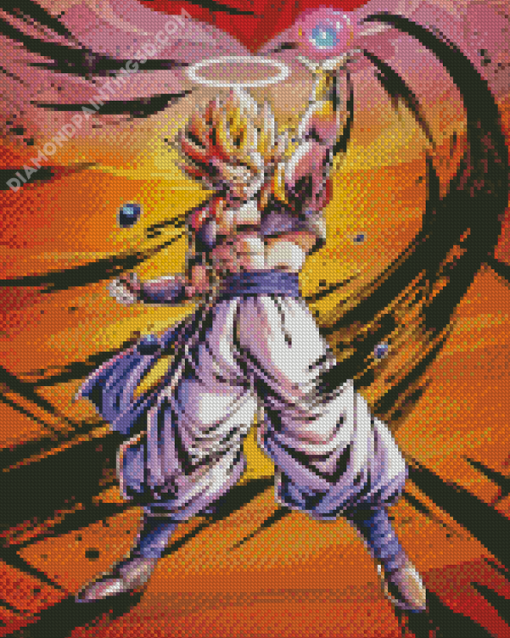 Gogeta Dragon Ball Diamond Paintings