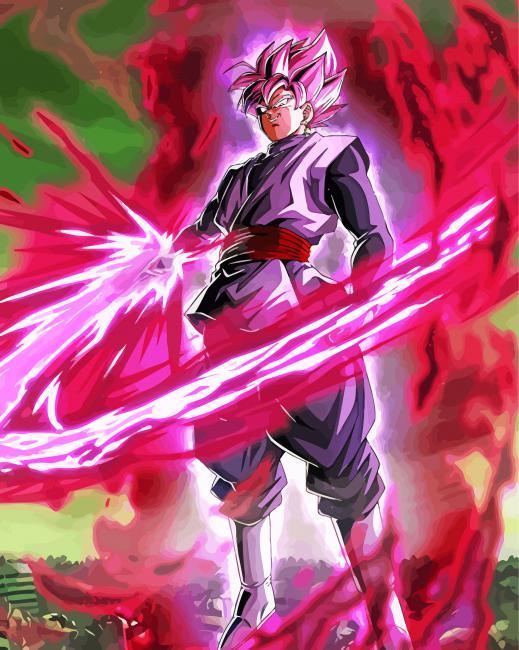 Goku Black Anime Character Art Diamond Paintings