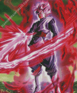 Goku Black Anime Character Art Diamond Paintings