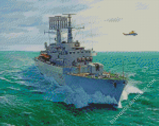 HMS British Navy Ships Diamond Paintings