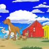 Hank The Cowdog Animated Movie Diamond Paintings