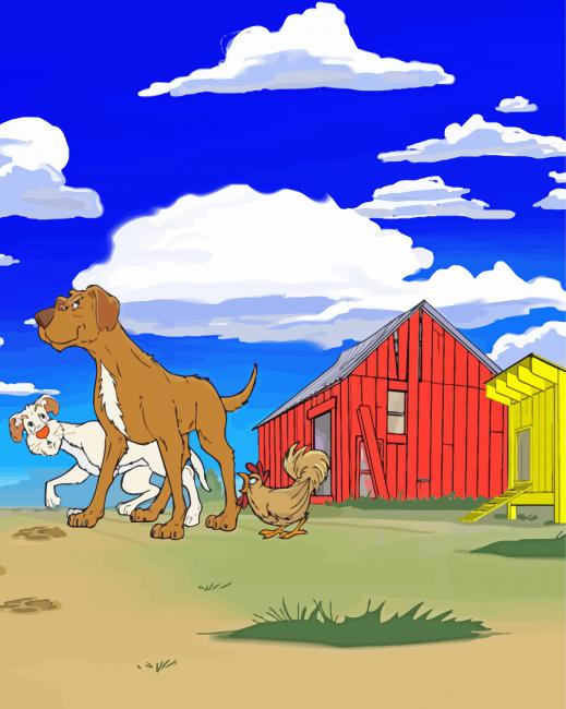 Hank The Cowdog Animated Movie Diamond Paintings